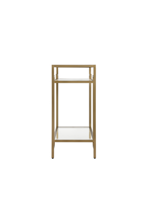Gold Framed Geometric Console Table | Andrew Martin Architect | OROA
