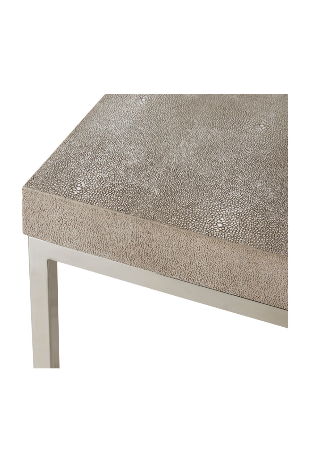 Cream Shagreen Metallic Legs Console Table | Andrew Martin Fay | OROA