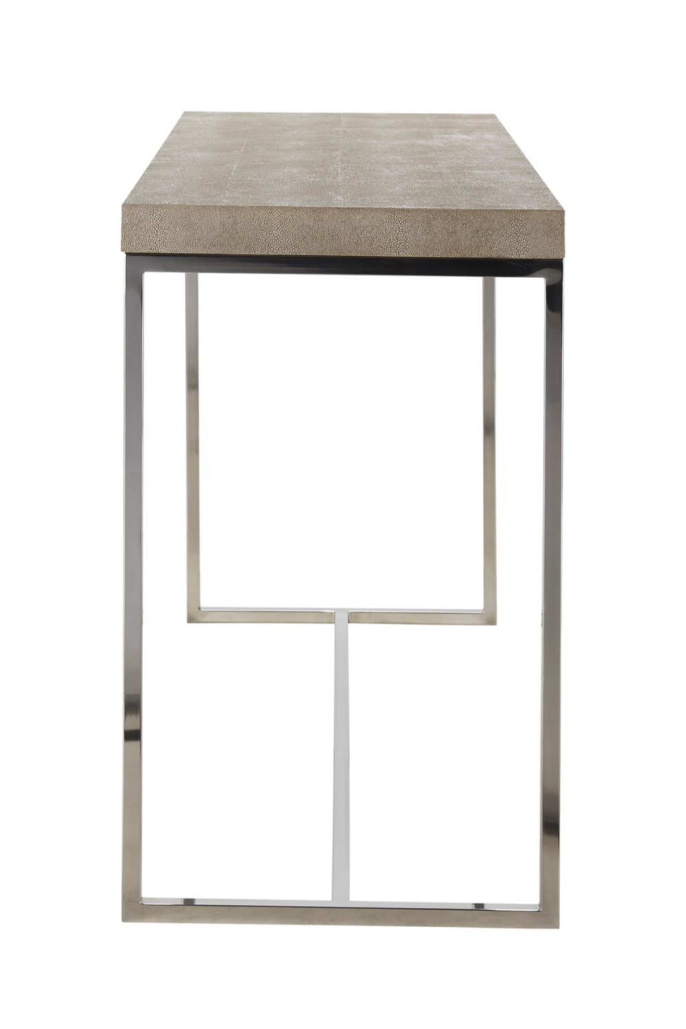 Cream Shagreen Metallic Legs Console Table | Andrew Martin Fay | OROA