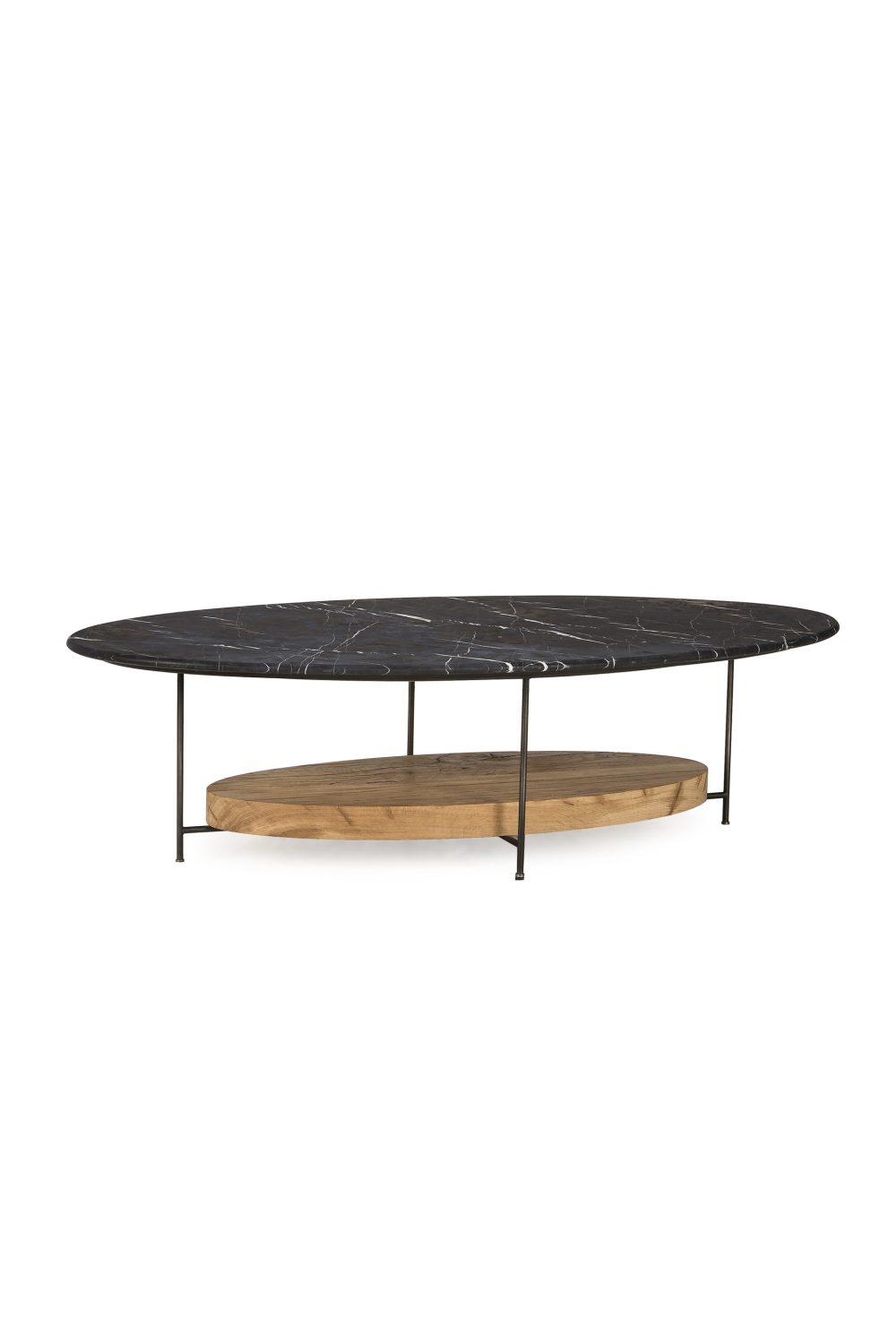 Black Marble Coffee Table | Andrew Martin Olivia | OROA.com