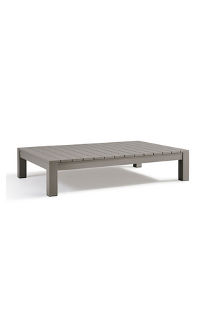 Taupe Teak Outdoor Coffee Table | Andrew Martin Harlyn | OROA