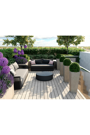 Round Ceramic Outdoor Coffee Table | Andrew Martin Bali | OROA