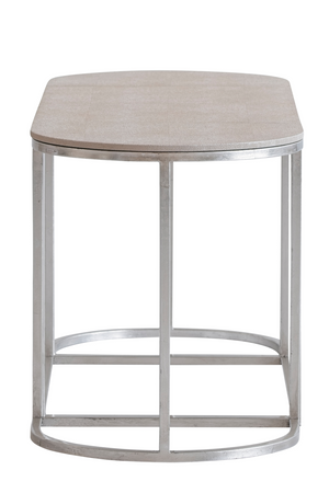 Cream Shagreen Coffee Table | Andrew Martin Phillipa | Oroa.com