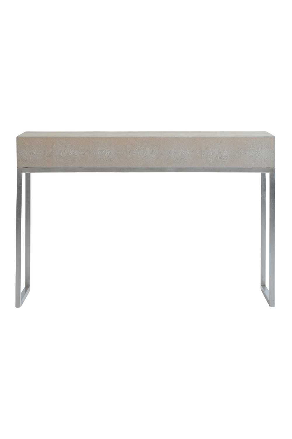 Cream Shagreen 2-Drawer Desk | Andrew Martin Digby | Oroa.com