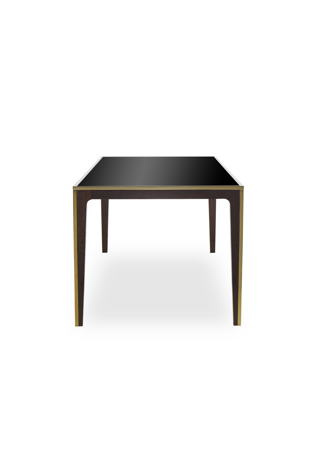 Beech Dining Table with Glass Top | Andrew Martin Silhouette | OROA