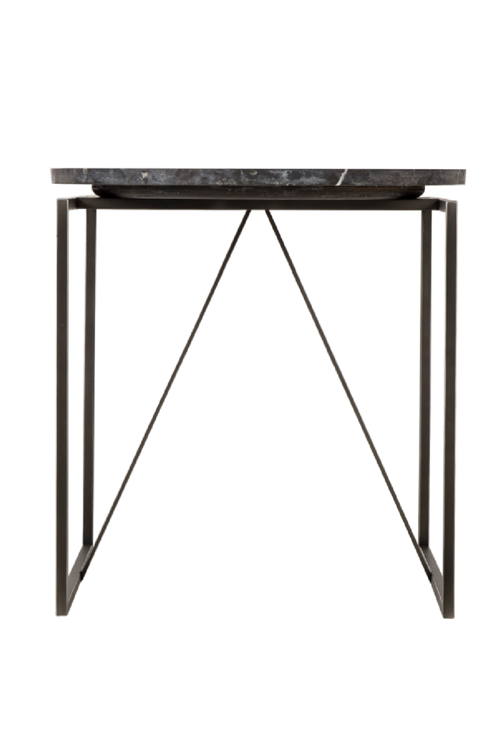 Black Marble Side Table | Andrew Martin Georgina | OROA