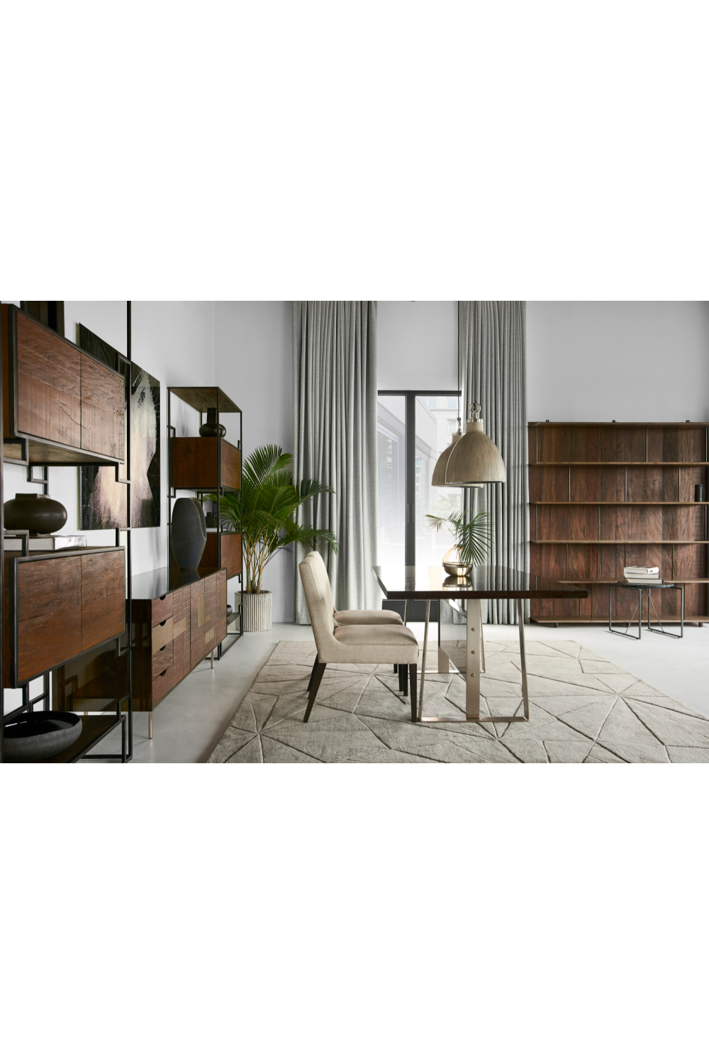 Black Marble Side Table | Andrew Martin Georgina | OROA