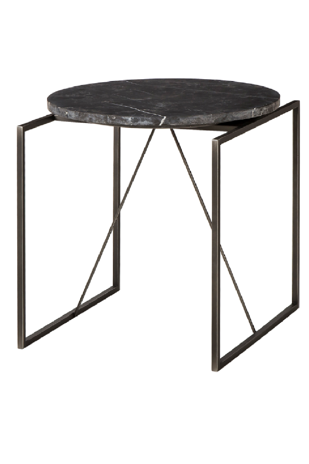 Black Marble Side Table | Andrew Martin Georgina | OROA