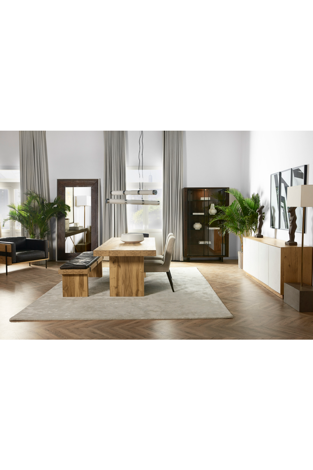 Natural Oak Dining Table S | Andrew Martin Emelia | OROA