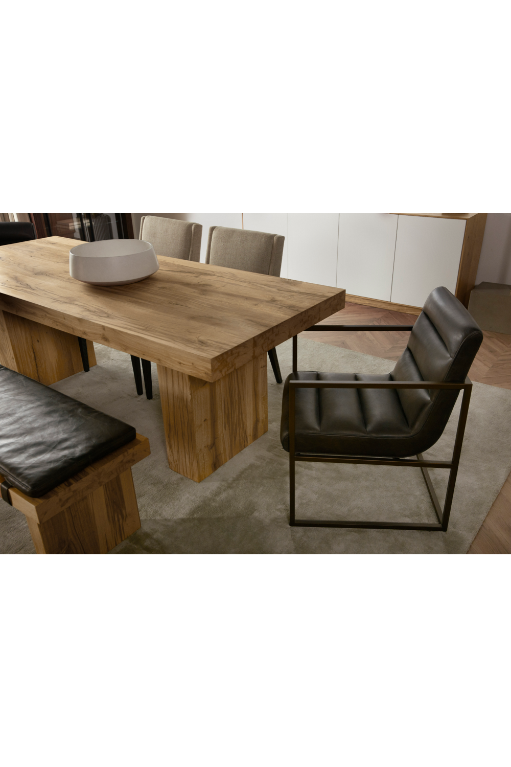 Natural Oak Dining Table S | Andrew Martin Emelia | OROA