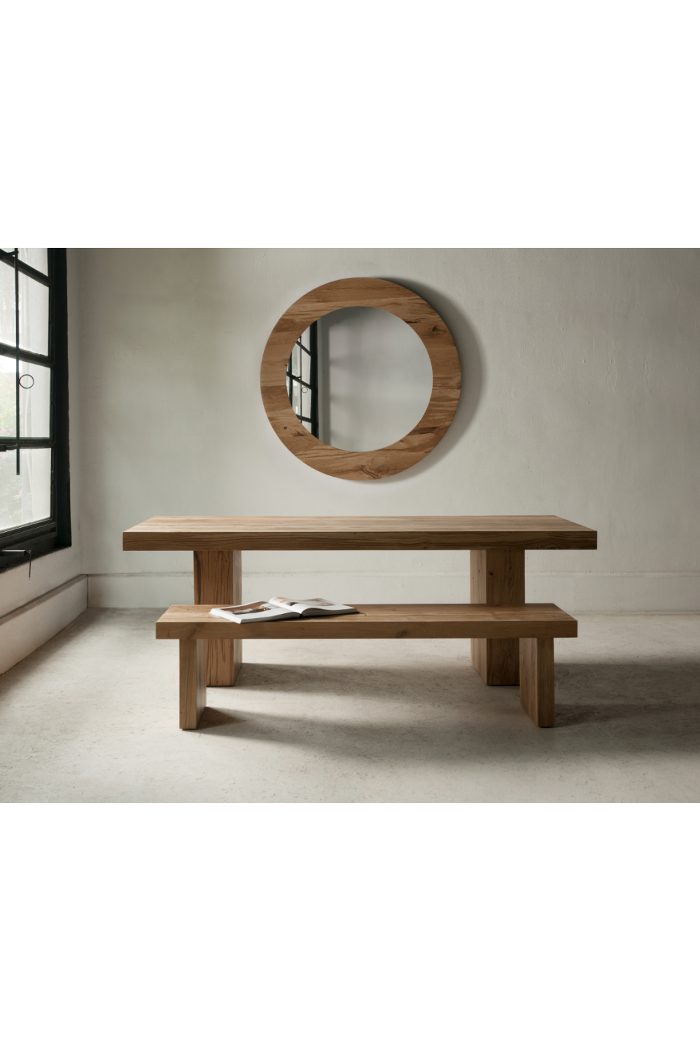 French Oak Bench | Andrew Martin Emelia | Oroa.com