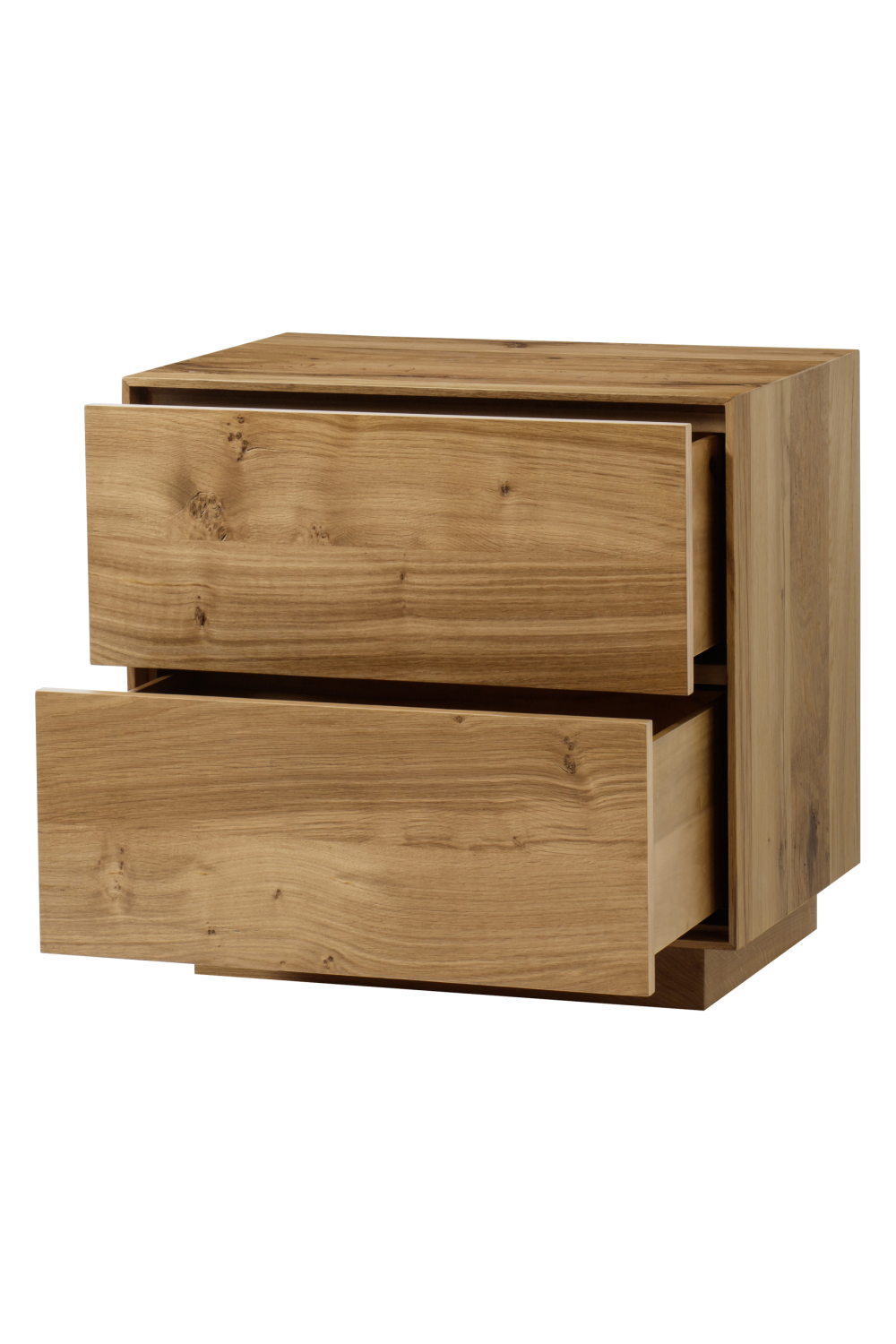 Natural Oak Two Drawer Nightstand | Andrew Martin Sands | OROA