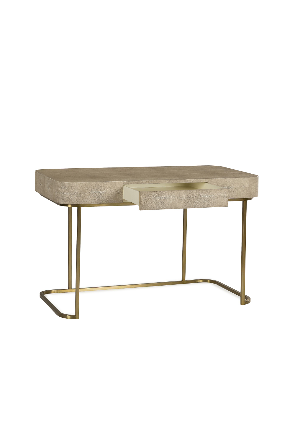 Taupe Shagreen Top Desk | Andrew Martin Jacques | OROA