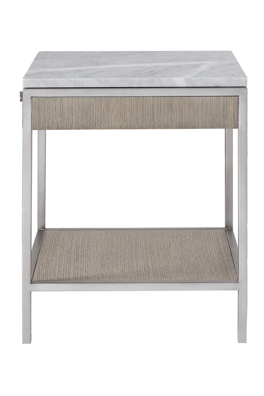 Steel Framed Silver Oak Side Table S | Andrew Martin Rufus | OROA