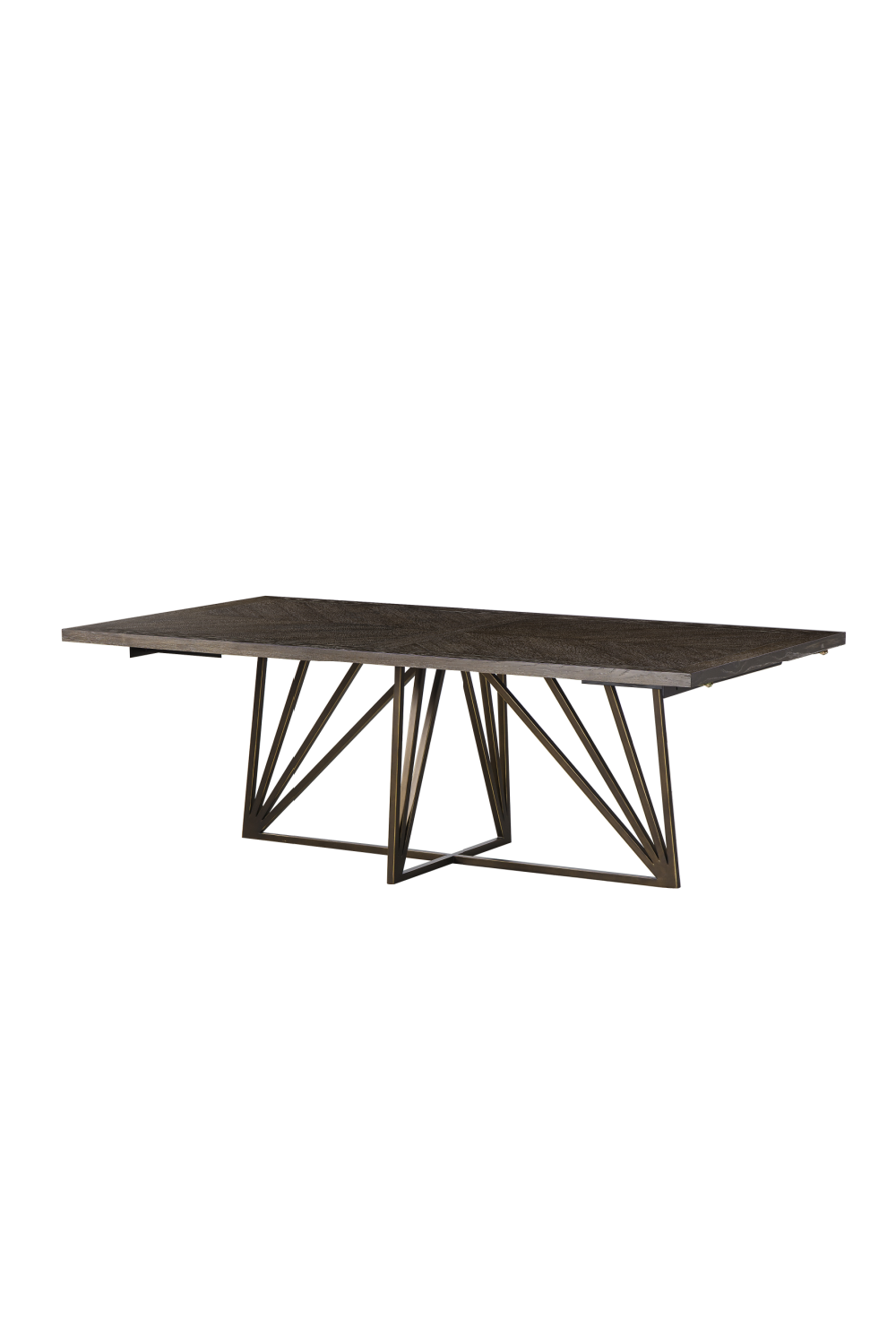 Dark Chocolate Oak Round Dining Table L | Andrew Martin Emerson | OROA