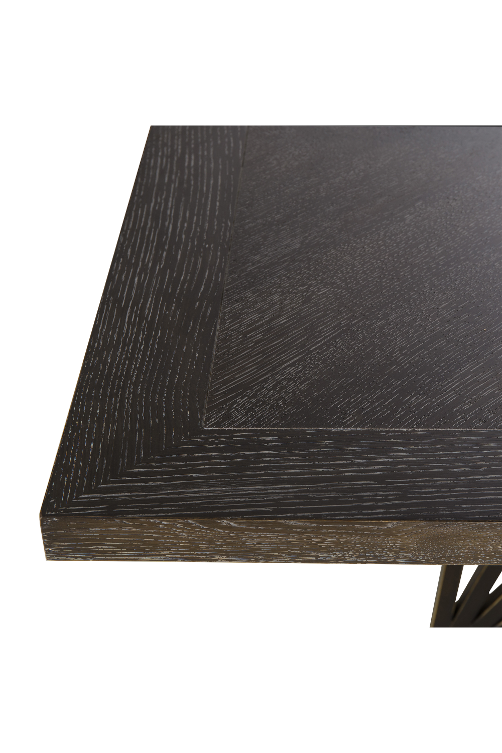 Dark Chocolate Oak Round Dining Table L | Andrew Martin Emerson | OROA