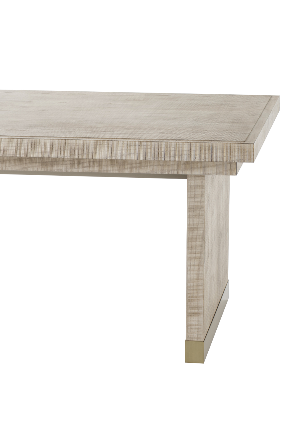 Textured Parchment Extending Dining Table L | Andrew Martin Raffles