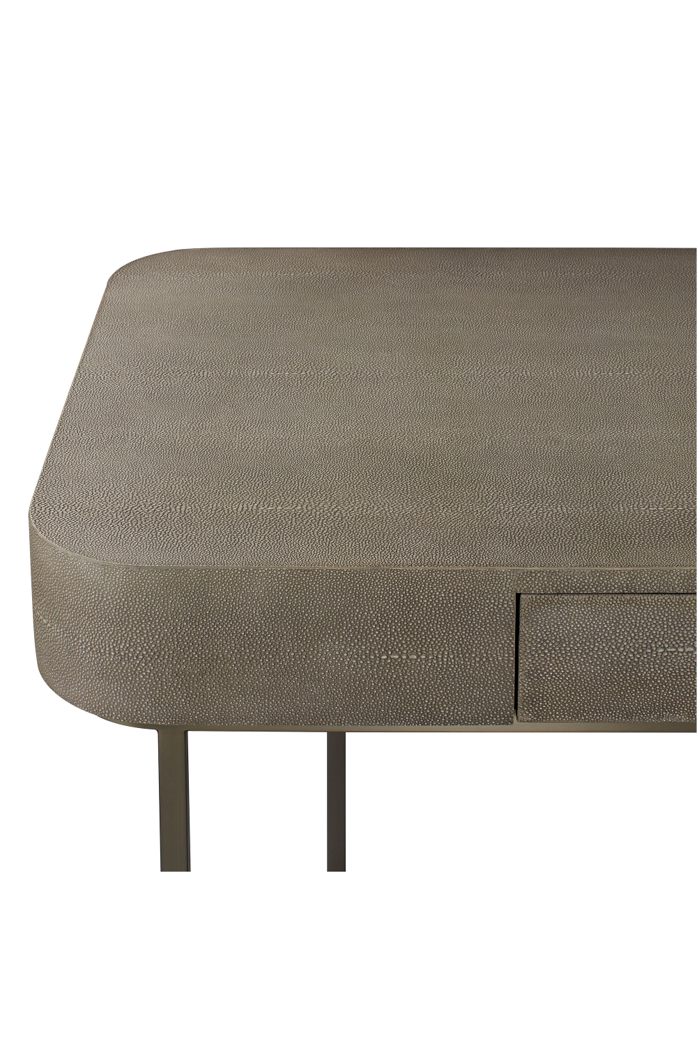 Gray Shagreen Top Desk | Andrew Martin Jacques | OROA