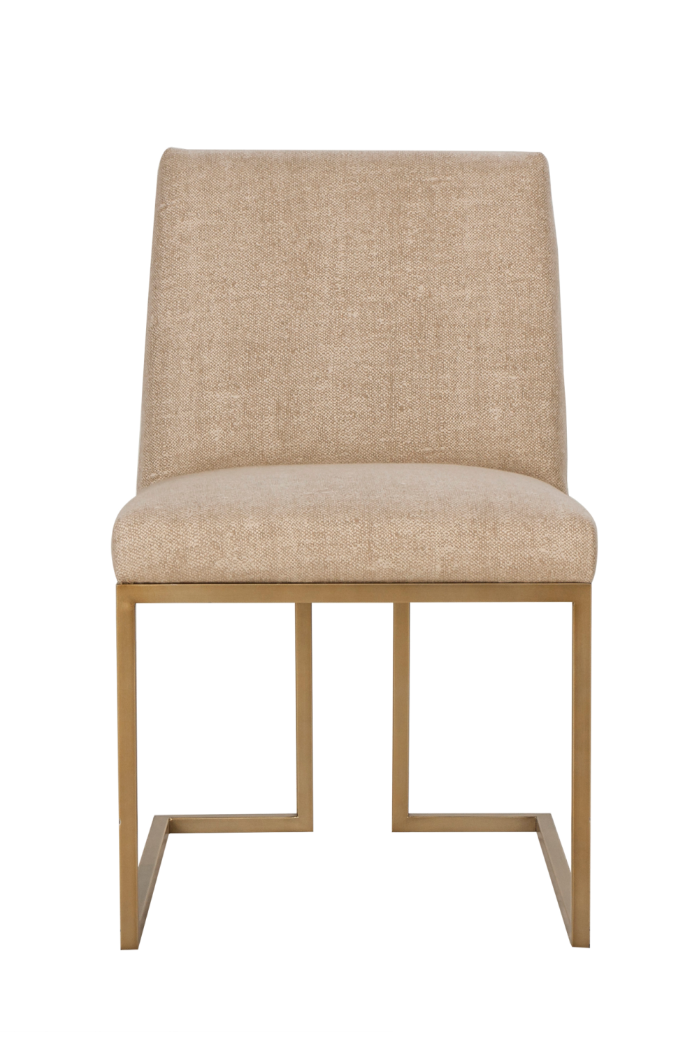 Brass Metal Frame Upholstered Side Chair | Andrew Martin Ashton | OROA