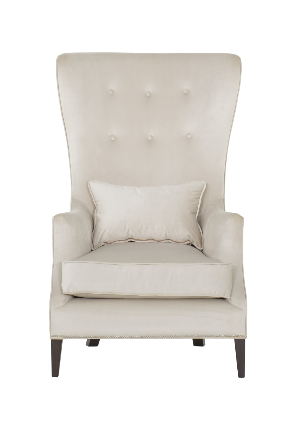 Beige Upholstery Tufted Accent Chair | Andrew Martin Justin | OROA.com