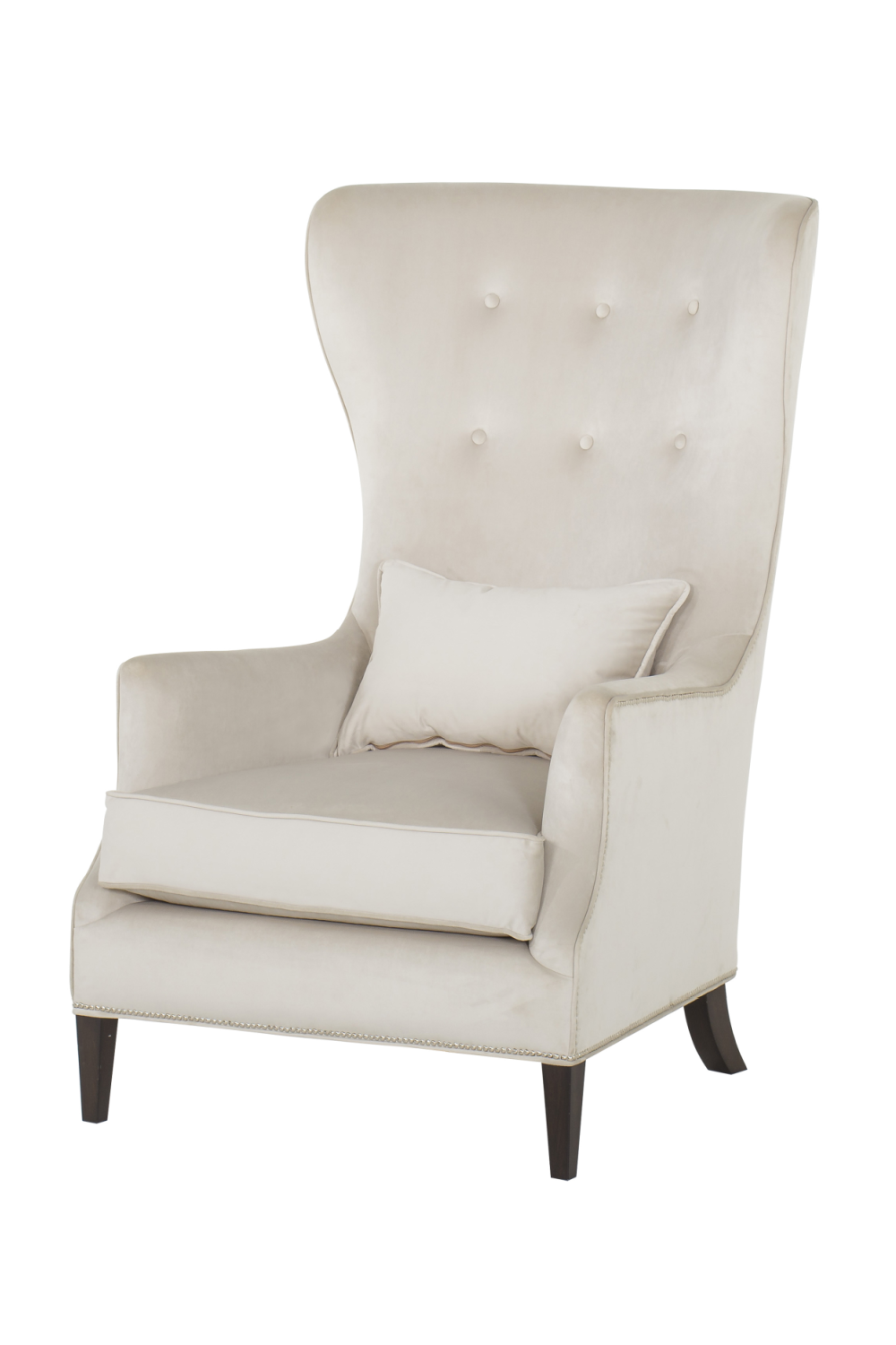 Beige Upholstery Tufted Accent Chair | Andrew Martin Justin | OROA.com