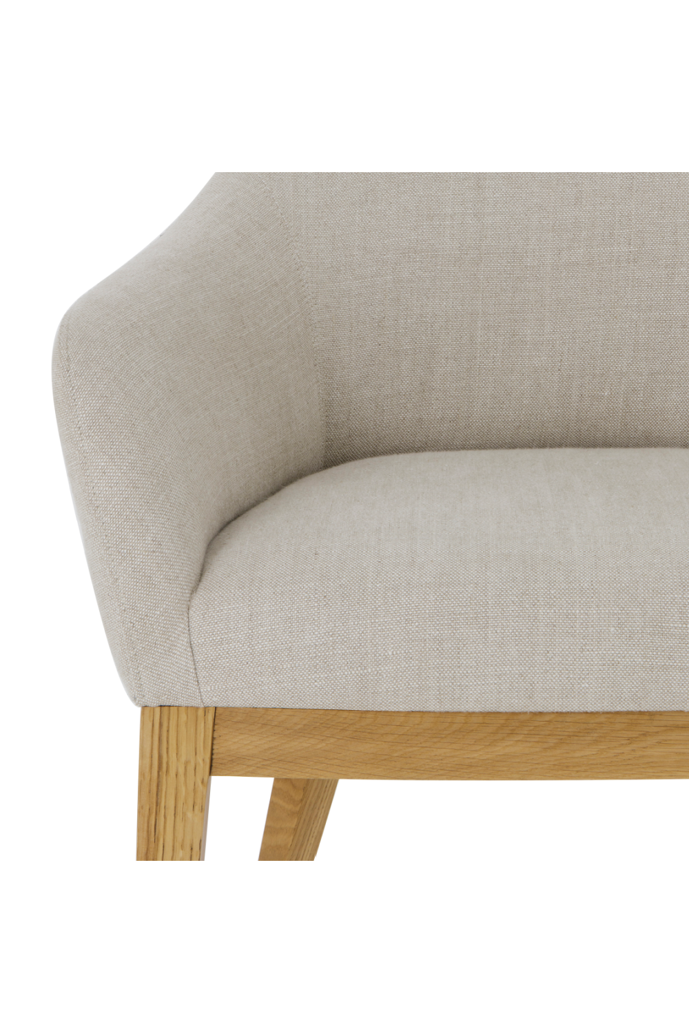 Oatmeal Upholstery Dining Armchair | Andrew Martin Emerson | OROA