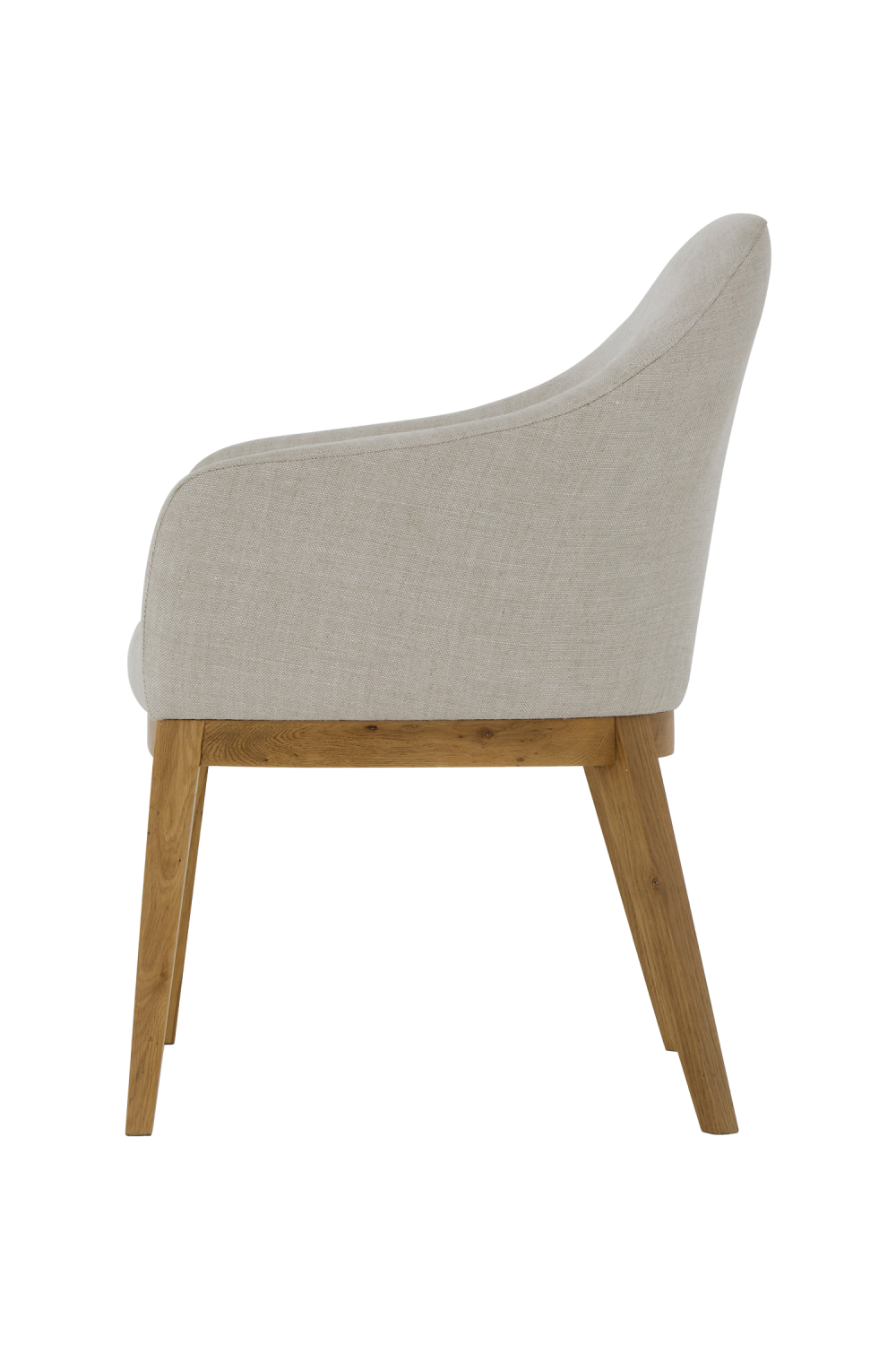 Oatmeal Upholstery Dining Armchair | Andrew Martin Emerson | OROA