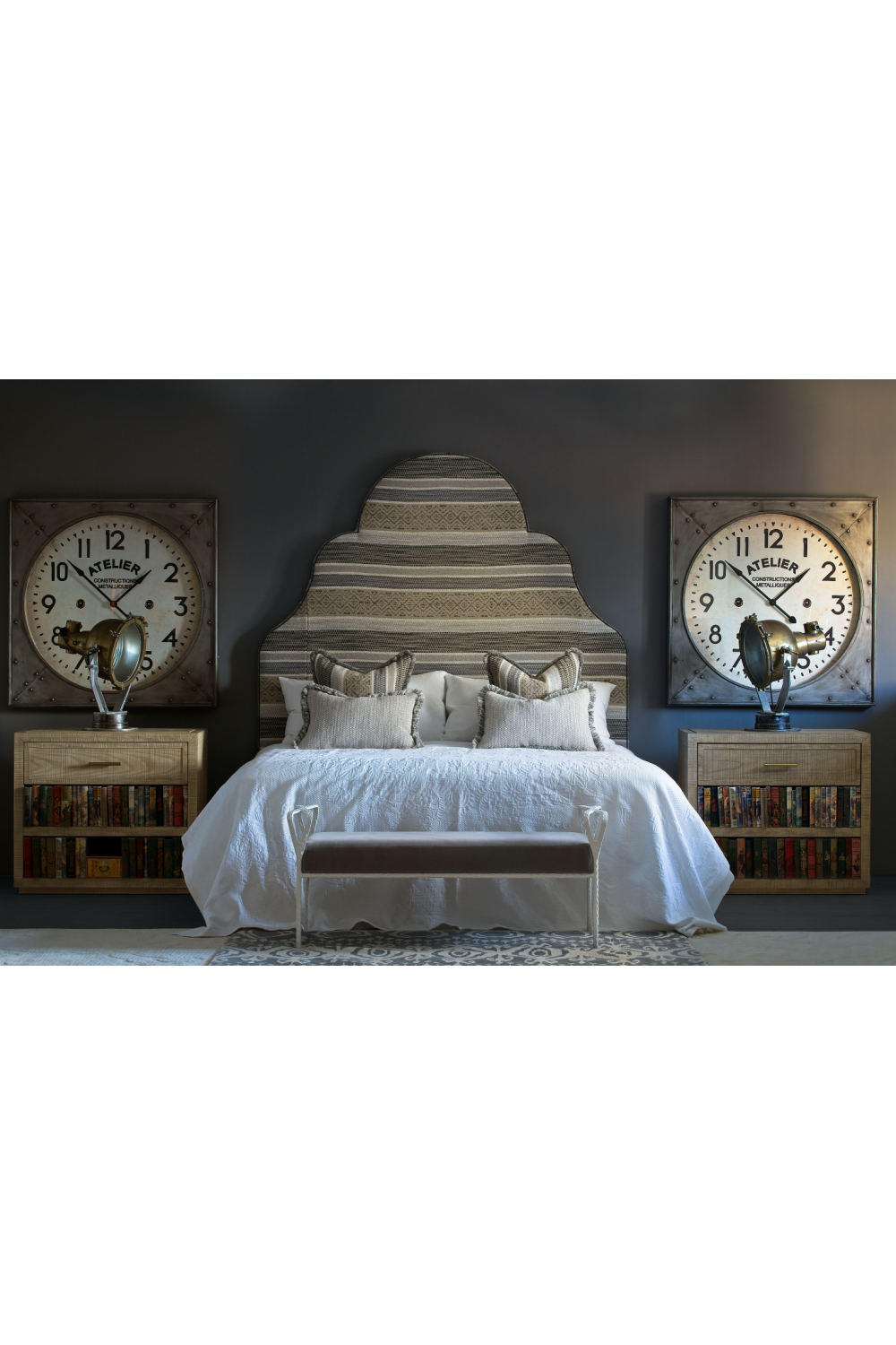 Large Ashwood Bedside Table | Andrew Martin Raffles | OROA