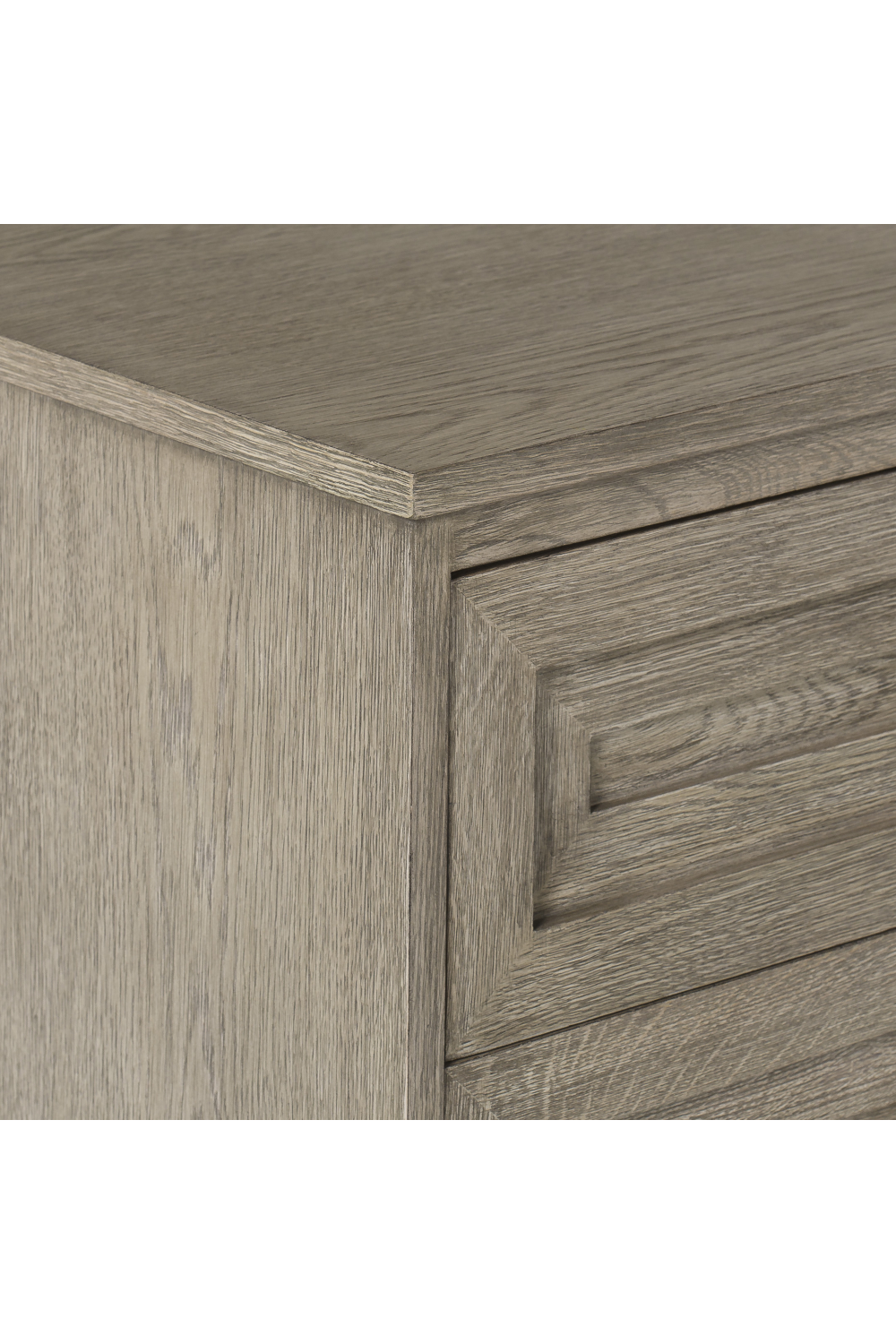 Taupe Oak Four Drawer Chest | Andrew Martin Claiborne | OROA