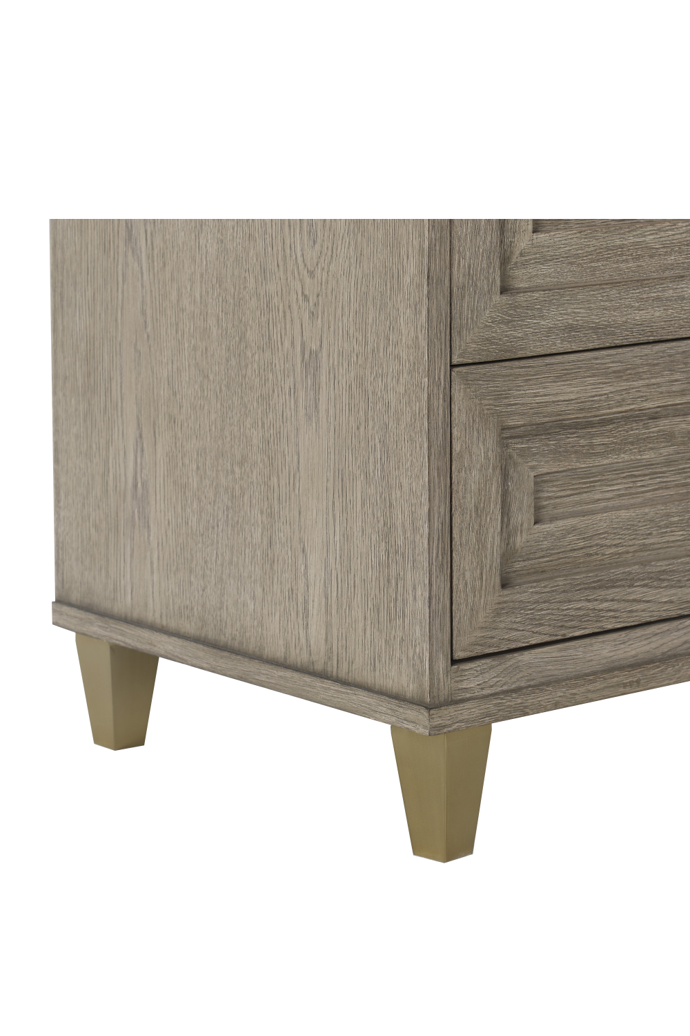 Taupe Oak Four Drawer Chest | Andrew Martin Claiborne | OROA