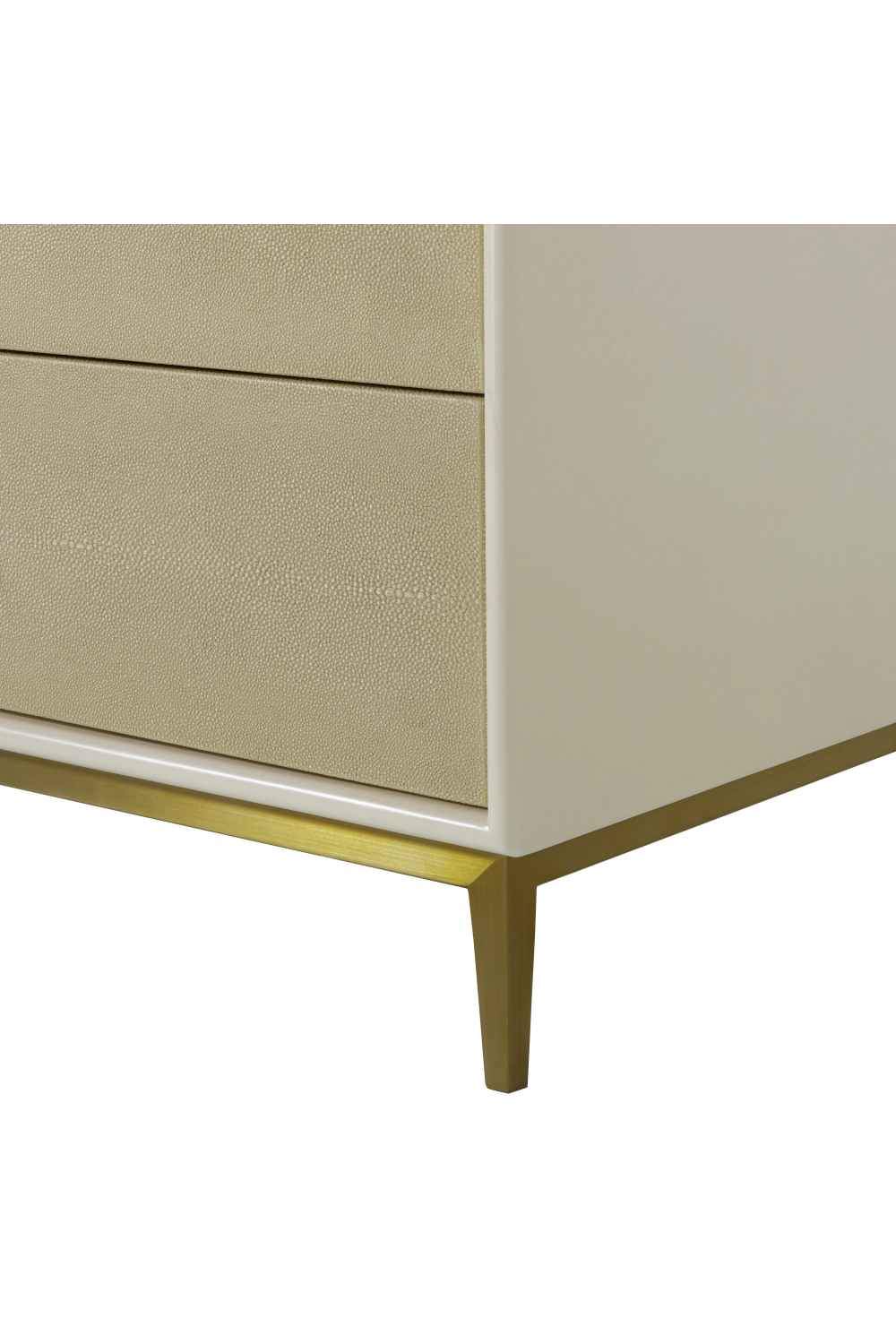 Ivory Shagreen Four Drawer Chest | Andrew Martin Alice | OROA