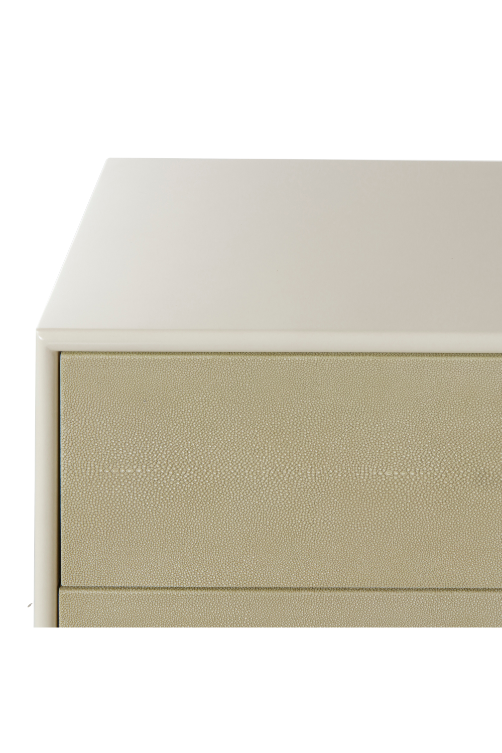 Ivory Shagreen Four Drawer Chest | Andrew Martin Alice | OROA