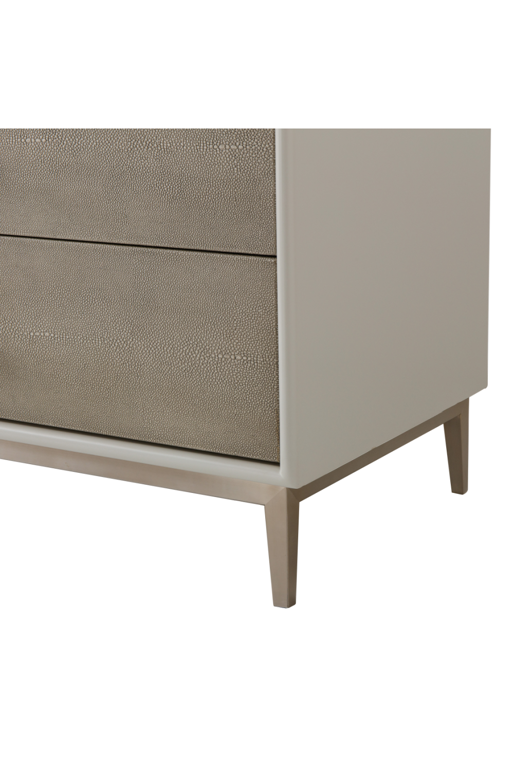 Gray Shagreen Five Drawer Chest | Andrew Martin Alice | OROA