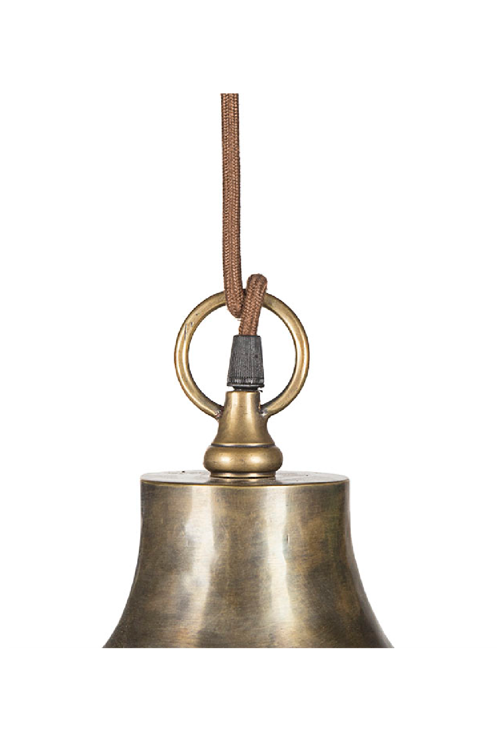 Rustic Brass Pendant Lamp | Andrew Martin Parisian Atelier | Oroa.com