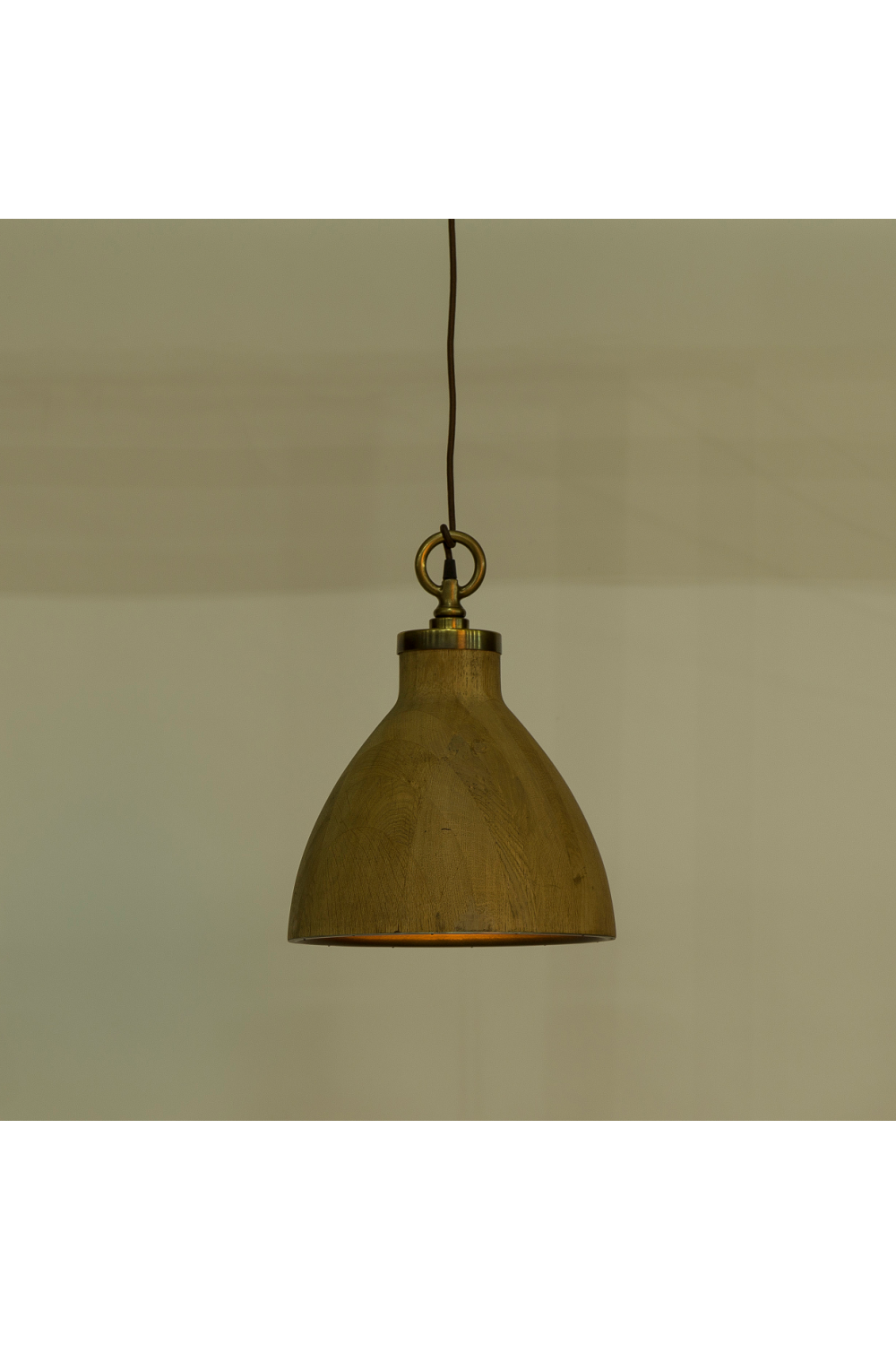 Oak Teardrop Pendant Lamp M | Andrew Martin | Oroa.com