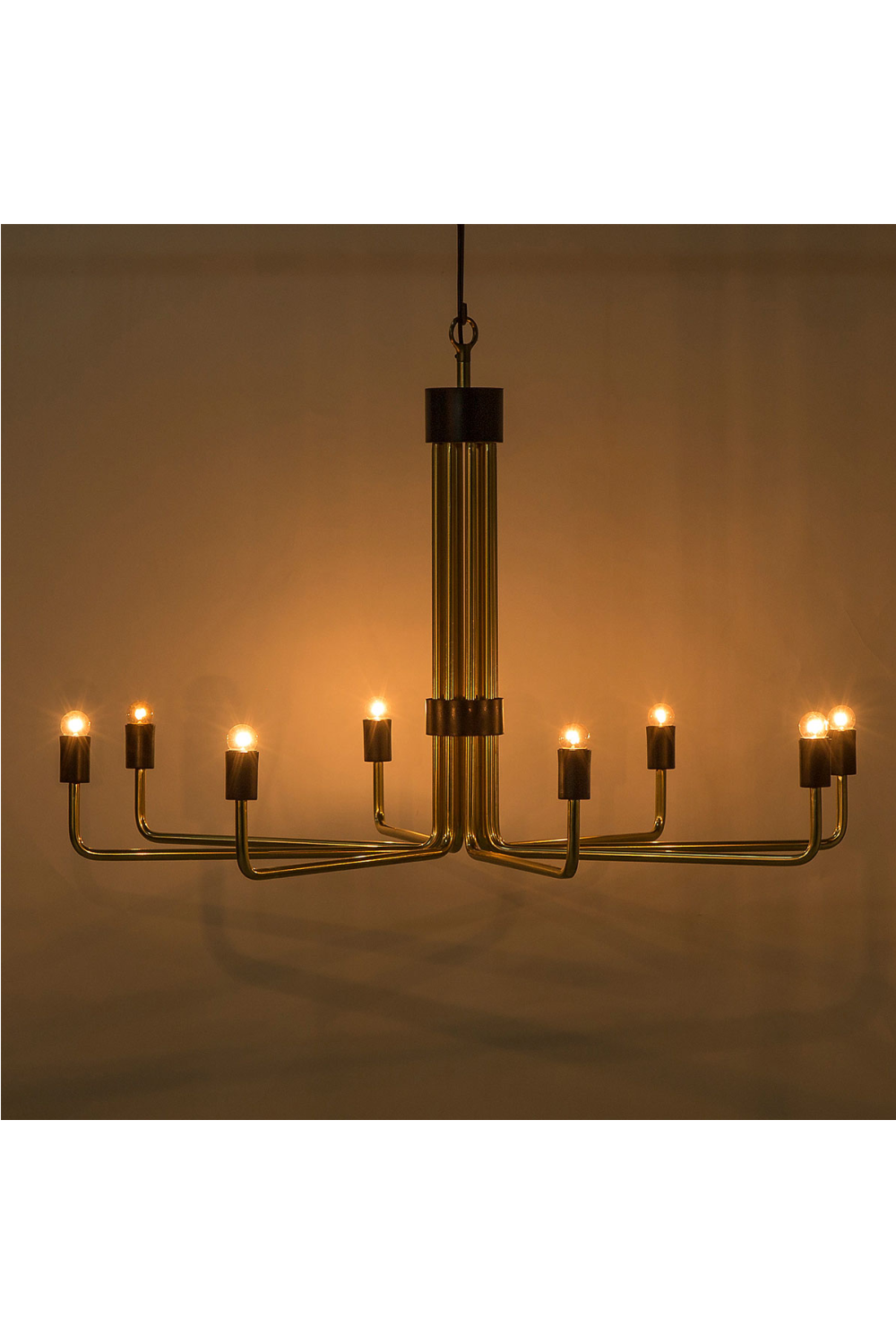 Brass Framed 8 Light Chandelier | Andrew Martin Le Marais | Oroa.com