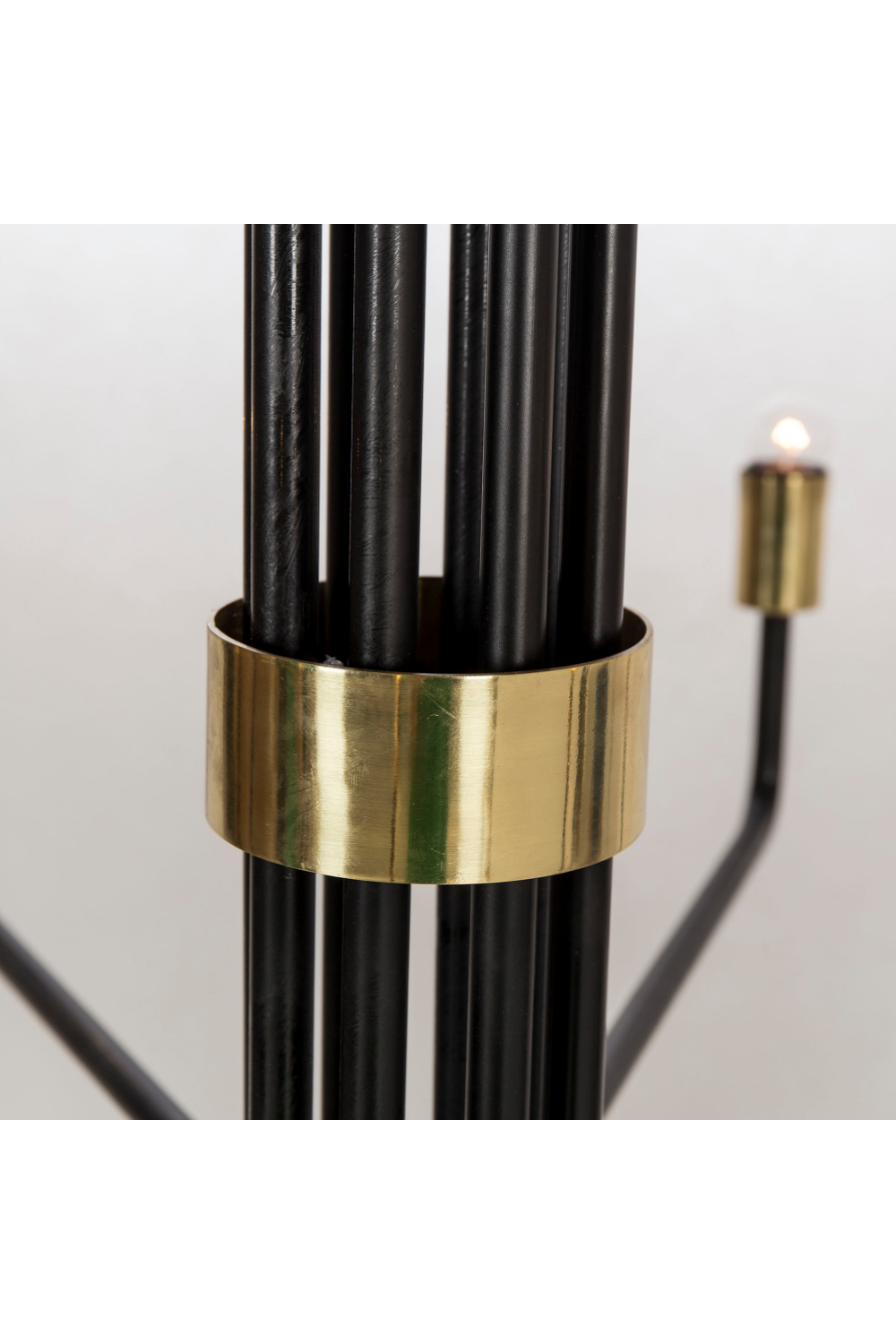 Black Framed 8 Light Chandelier | Andrew Martin Le Marais | Oroa.com