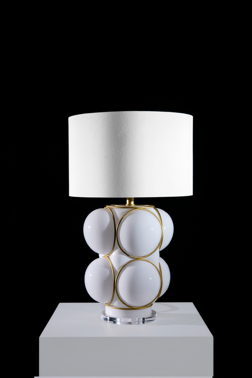 Iron Frame Table Lamp | Andrew Martin Bubble | OROA.com