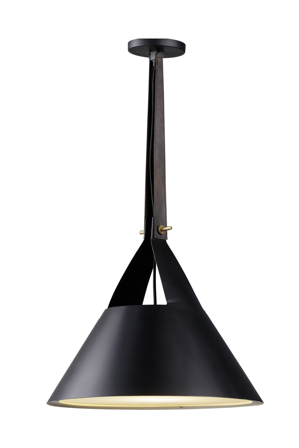 Black Conical Pendant Lamp | Andrew Martin Kettle | Oroa.com