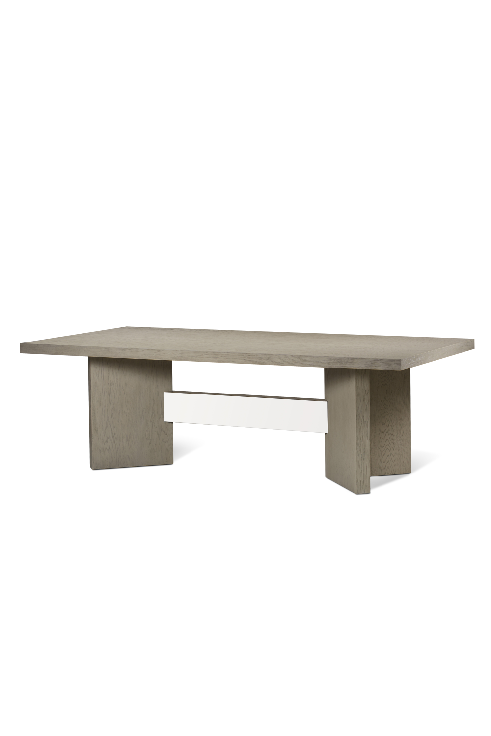 Taupe Oak Modern Dining Table | Andrew Martin Calvin | Oroa.com