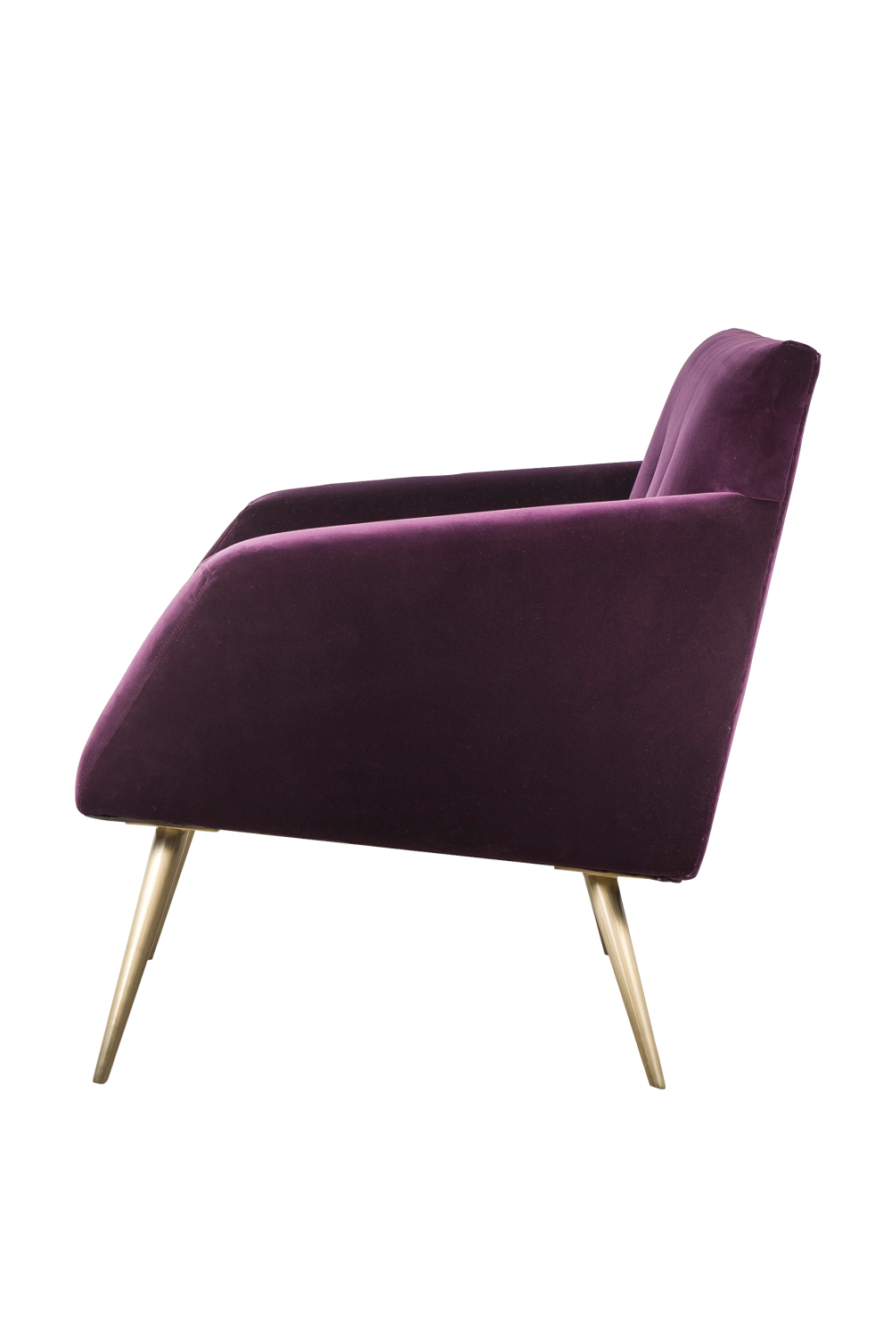 Purple Velvet Occasional Chair | Andrew Martin Kelly | Oroa.com