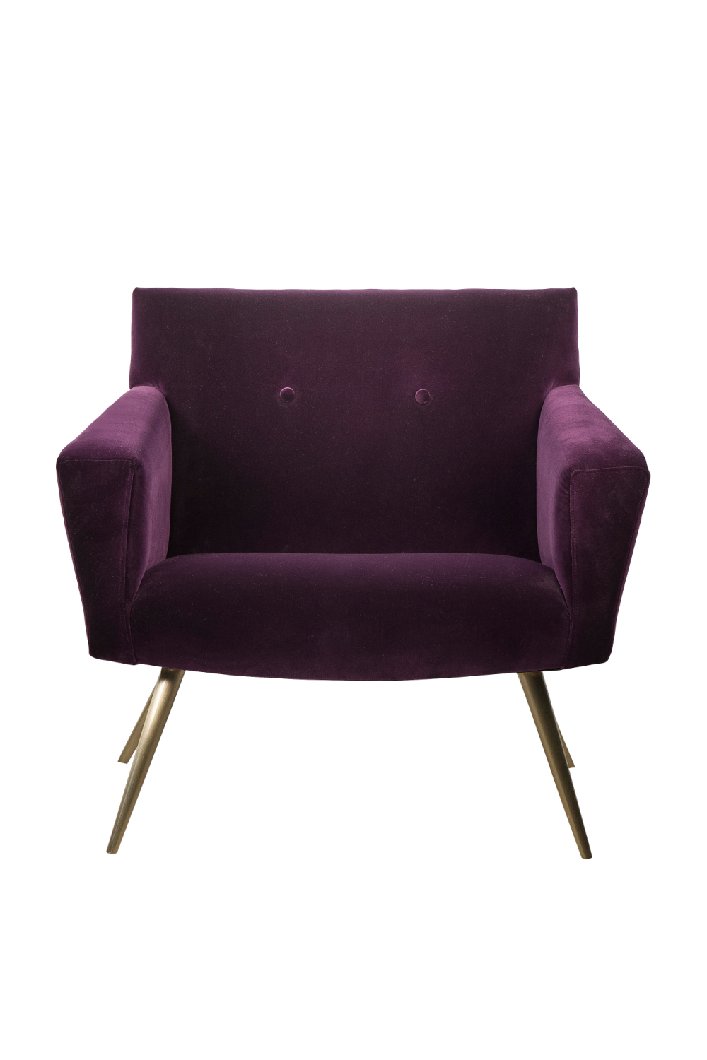 Purple Velvet Occasional Chair | Andrew Martin Kelly | Oroa.com