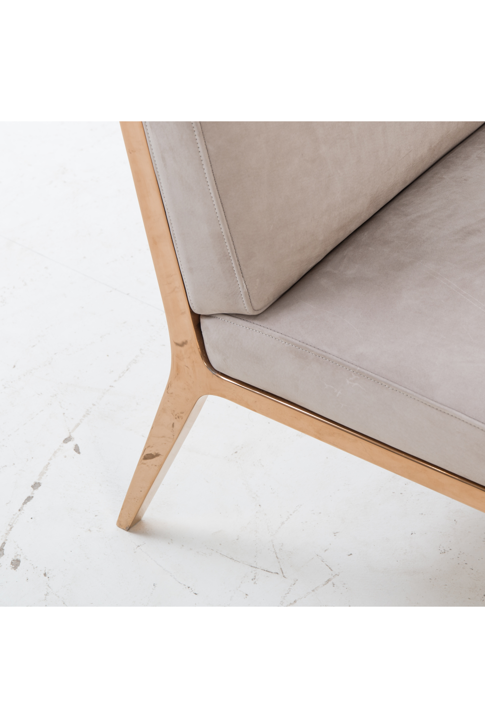 Upholstered Suede Lounge Chair | Andrew Martin Marley| Oroa.com