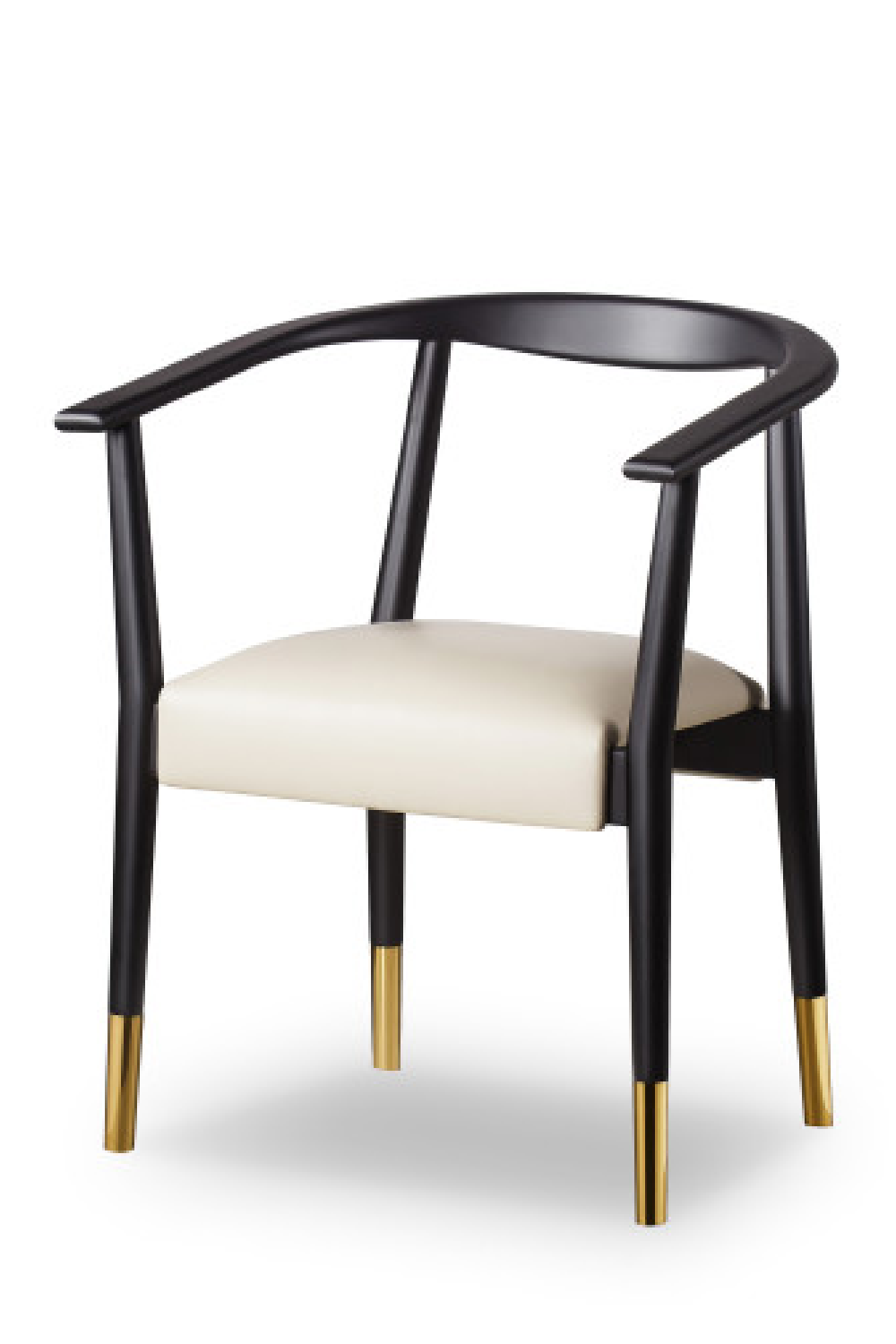 Matt Black Skandi Dining Chair | Andrew Martin Soho | Oroa.com