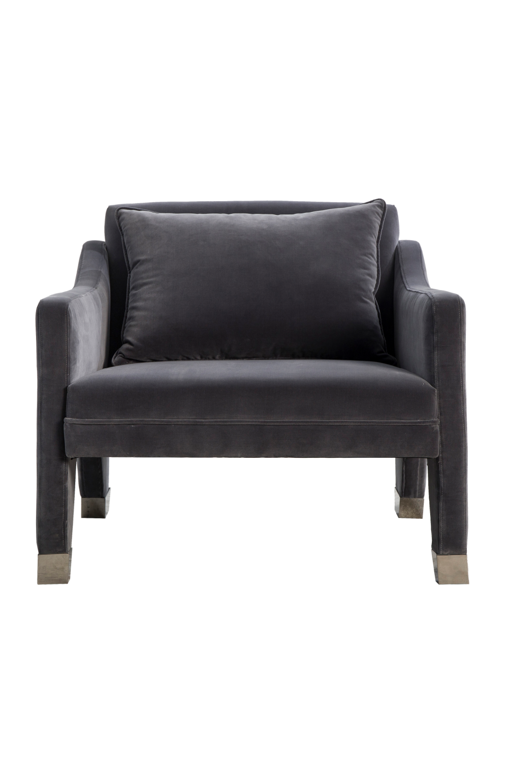 Velvet Upholstered Occasional Chair | Andrew Martin Lyndon | Oroa.com