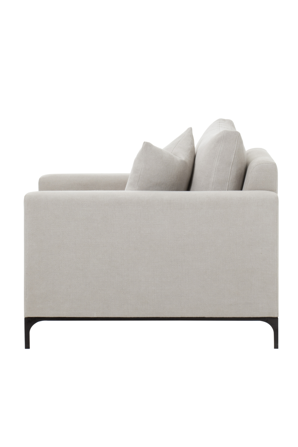 Gray Upholstered Modern Armchair | Andrew Martin Lauren | Oroa.com