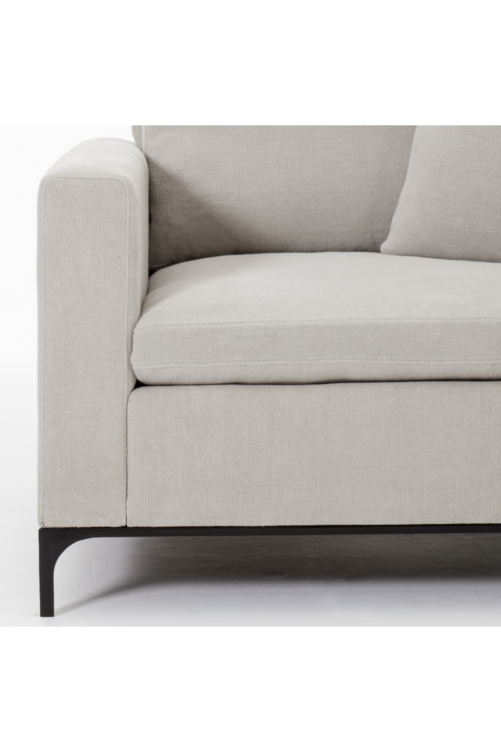 Gray Upholstered Modern Armchair | Andrew Martin Lauren | Oroa.com