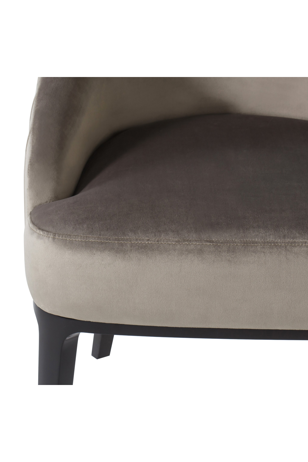 Gray Upholstery Low-Back Dining Chair | Andrew Martin Cersie | OROA