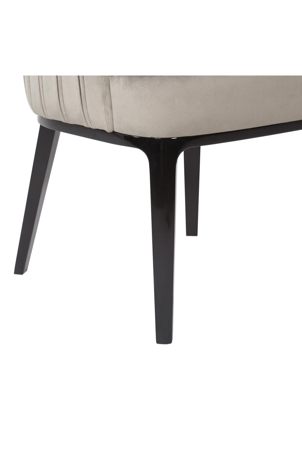 Gray Upholstery Low-Back Dining Chair | Andrew Martin Cersie | OROA