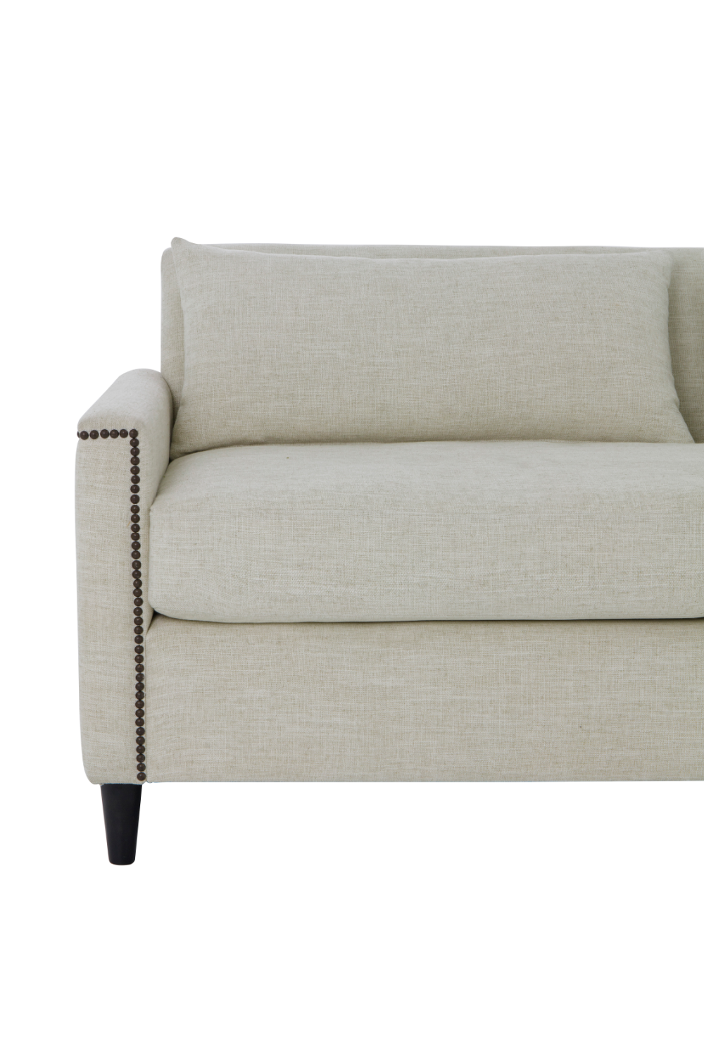 Cream Upholstery Studded Sofa | Andrew Martin Christopher | OROA